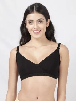 Susie Black Beauty Criss Cross Nursing Bra