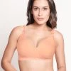 Susie Peach Skin Criss Cross Nursing Bra
