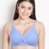 Susie Cerulean Blue Front Open Nursing Bra -Shyaway lnb002 ceruleanblue 900kb