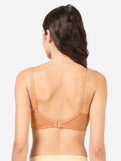 Susie Fenugreek Skin Front Open Nursing Bra -Shyaway lnb002 fenugreekskin back