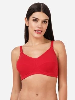 Susie Racing Red Clip-On Full Coverage Nursing Bra