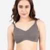 Susie Storm Front Grey Clip-On Full Coverage Nursing Bra 1 Susie Storm Front Grey Clip-On Full Coverage Nursing Bra -Shyaway lnb003 stormfrontgrey front