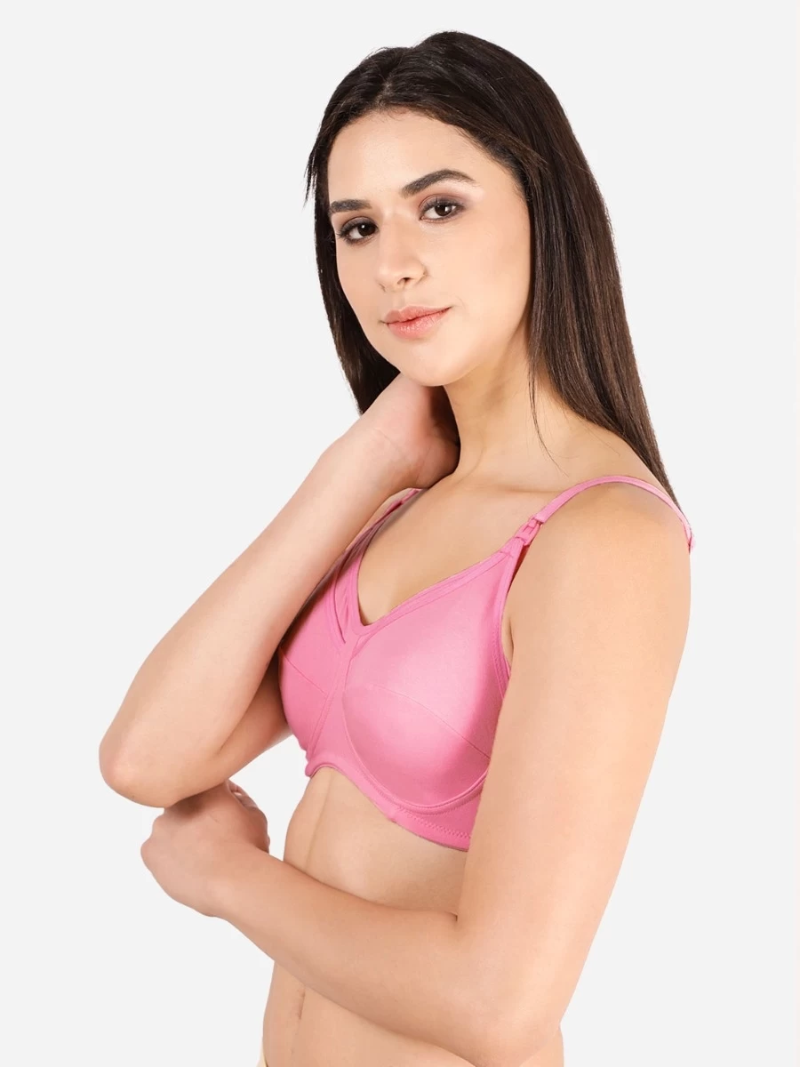 Susie Baby Pink Clip-On Full Coverage Nursing Bra 6 Susie Baby Pink Clip-On Full Coverage Nursing Bra - Image 4