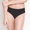 Susie Black Beauty Medium Coverage Solid Bikini Panty
