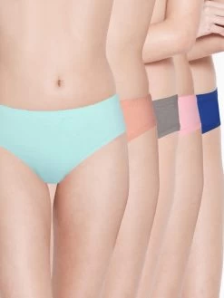 Susie Medium Coverage Multicolour Bikini Panty Combo C