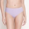 Susie Lavender Purple Medium Coverage Solid Bikiini Panty