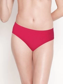 Susie Lovepotion Pink Medium Coverage Solid Bikini Panty