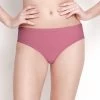 Susie Mauve Pink Medium Coverage Solid Bikini Panty