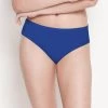 Susie Sodalite Blue Medium Coverage Solid Bikini Panty