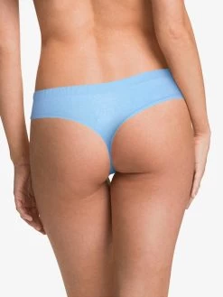 Susie Angefalls Blue Low Coverage Solid Thong Panty -Shyaway lp002 anglefalls 02