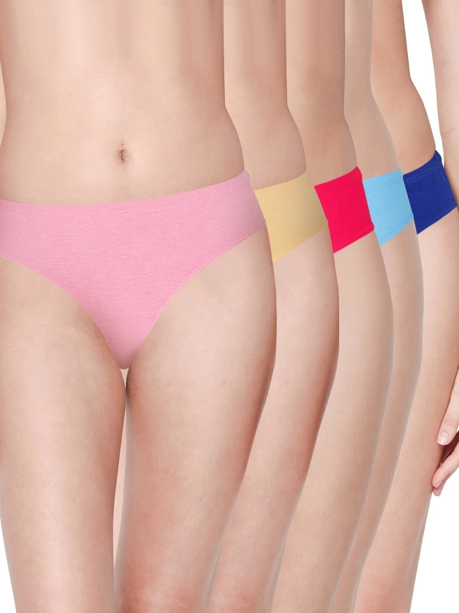 Susie Low Coverage Multicolour Thong Panty Combo B 3 Susie Low Coverage Multicolour Thong Panty Combo B