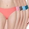 Susie Low Coverage Multicolour Thong Panty Combo C