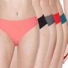 Susie Low Coverage Multicolour Thong Panty Combo D