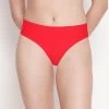Susie Racing Red Low Coverage Solid Thong Panty
