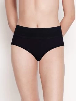 Susie Black Beauty Mid Waist Tummy Tucker Panty