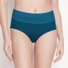 Susie Moroccan Blue Mid Waist Tummy Tucker Panty