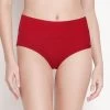 Susie Racing Red Mid Waist Tummy Tucker Panty -Shyaway lp003 racingred 01