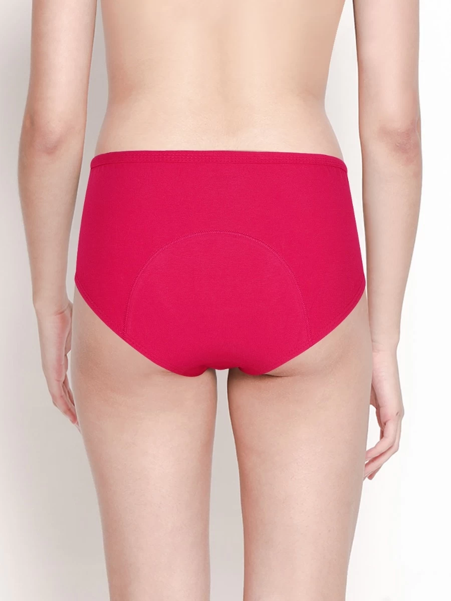 Susie Love Potion Pink Full Coverage Cotton Period Panty 4 Susie Love Potion Pink Full Coverage Cotton Period Panty - Image 2