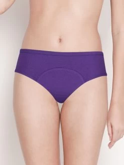 Susie Petunia Purple Full Coverage Cotton Period Panty