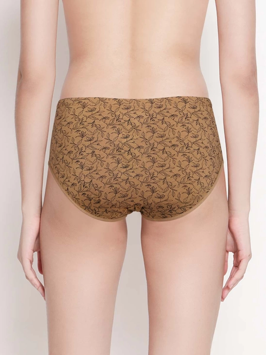 Susie Fenugreek Skin Vine Printed Hipster Panty 4 Susie Fenugreek Skin Vine Printed Hipster Panty - Image 2