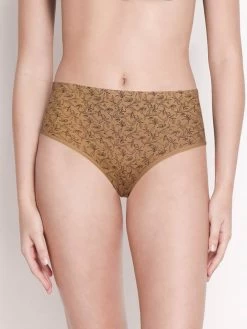 Susie Fenugreek Skin Vine Printed Hipster Panty