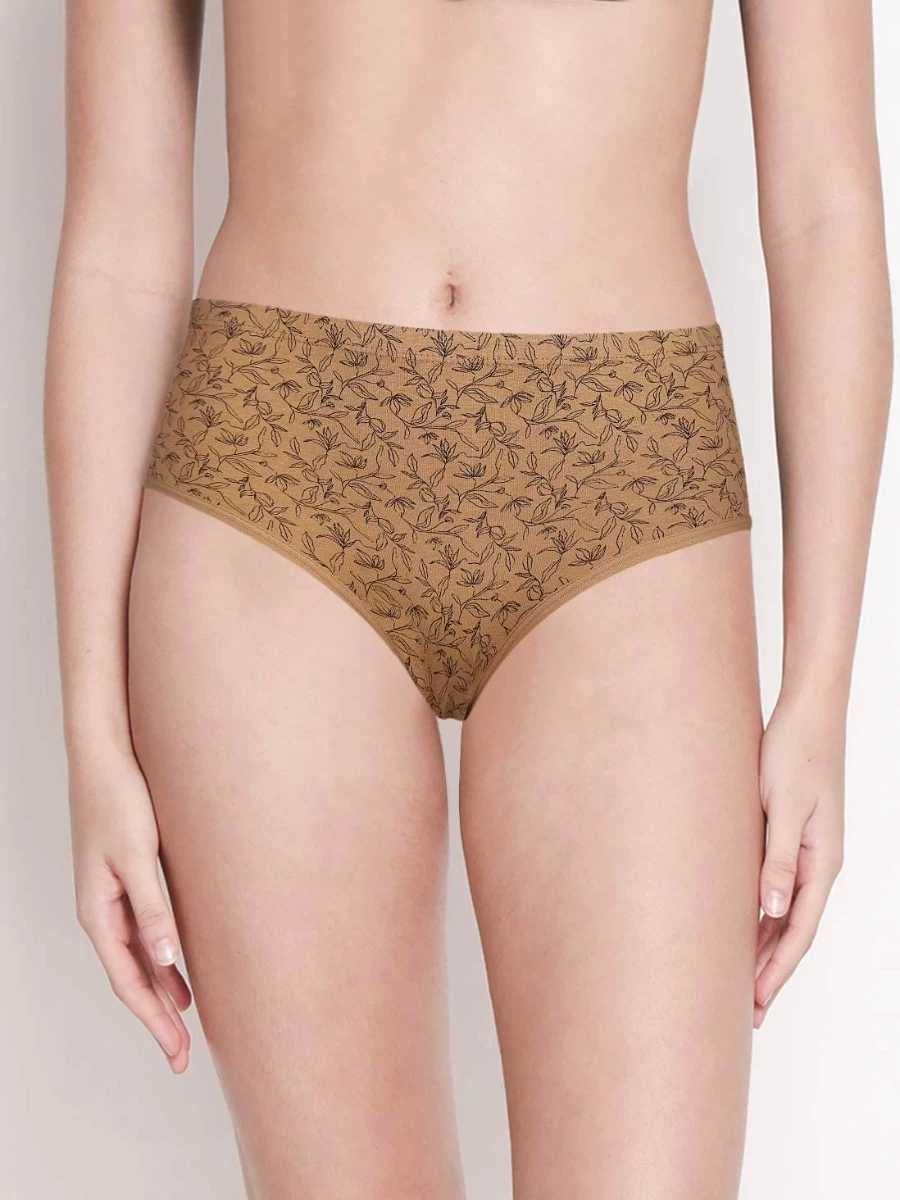 Susie Fenugreek Skin Vine Printed Hipster Panty 3 Susie Fenugreek Skin Vine Printed Hipster Panty
