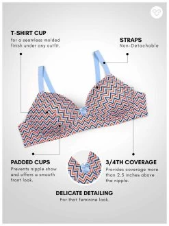Taabu Delicate Blue Chevron Print Padded Wirefree T Shirt Bra 10 Taabu Delicate Blue Chevron Print Padded Wirefree T Shirt Bra -Shyaway prtb012 delicateblue 5