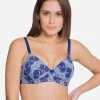 Taabu SurfBlue Snake Print Padded Wirefree T Shirt Bra
