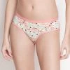 Taabu Pale Pink Geometric Print Polyamide Bikini Panty