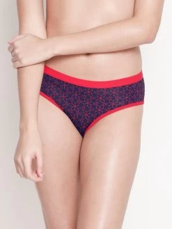 Taabu Ocean Blue Floral Print Polyamide Bikini Panty