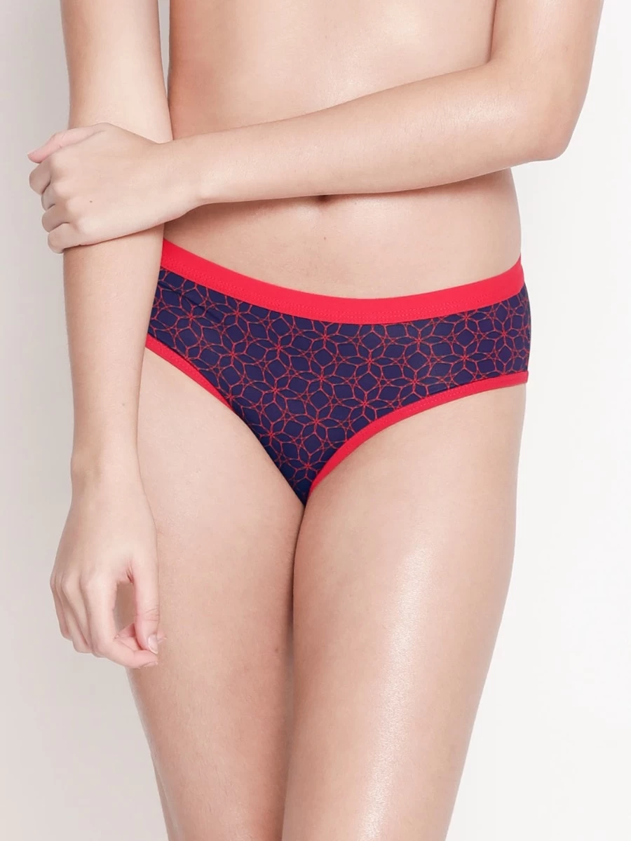 Taabu Ocean Blue Floral Print Polyamide Bikini Panty 3 Taabu Ocean Blue Floral Print Polyamide Bikini Panty