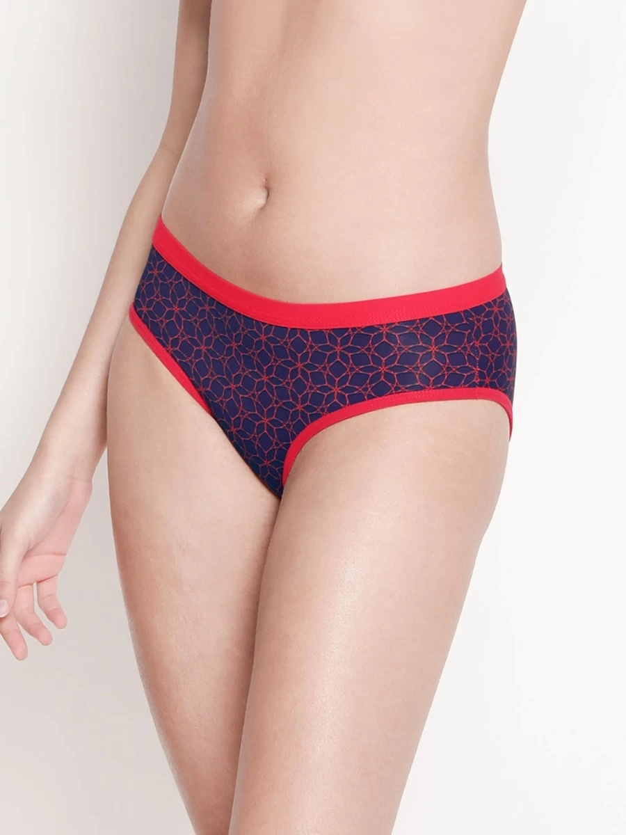 Taabu Ocean Blue Floral Print Polyamide Bikini Panty 5 Taabu Ocean Blue Floral Print Polyamide Bikini Panty - Image 3