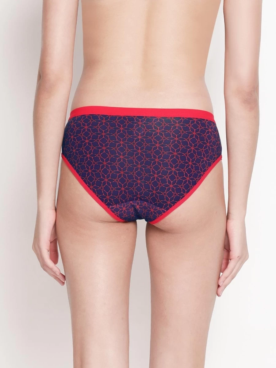 Taabu Ocean Blue Floral Print Polyamide Bikini Panty 6 Taabu Ocean Blue Floral Print Polyamide Bikini Panty - Image 4