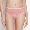 Taabu Coral Blush Geometric Print Polyamide Bikini Panty