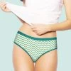Taabu Cadmium Green Geometric PrintPolyamide Bikini Panty -Shyaway prtp011 cadmiumgreen 1