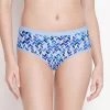 Taabu Ethereal Blue Geometric Print Polyamide Bikini Panty