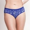 Taabu Surf Blue Floral Print Polyamide Bikini Panty
