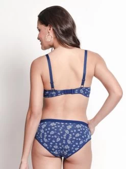 Taabu Surf Blue Floral Print Lingerie Set -Shyaway prts016 surfblue 04 1