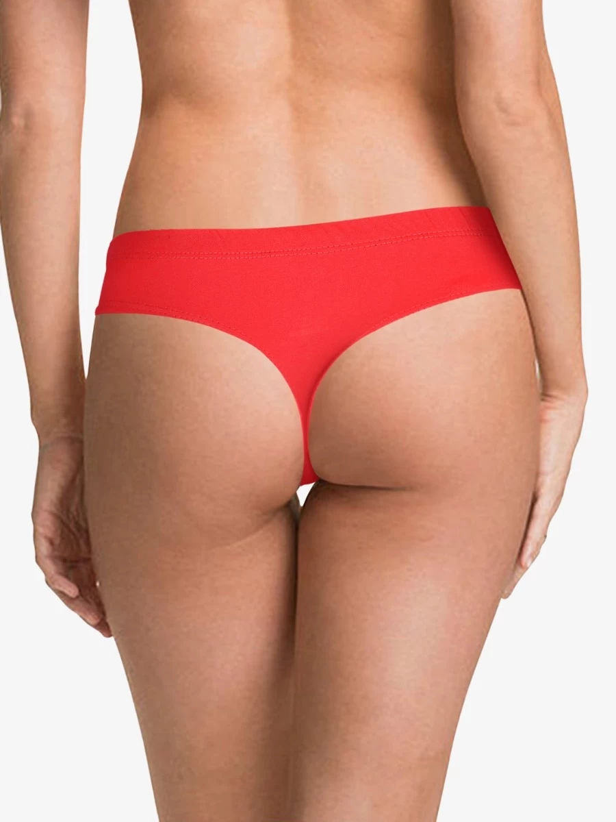 Susie Racing Red Low Coverage Solid Thong Panty 4 Susie Racing Red Low Coverage Solid Thong Panty - Image 2