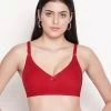 Susie Fiery Red Wirefree Full Coverage No Sag M Frame Bra 2 Susie Fiery Red Wirefree Full Coverage No Sag M Frame Bra -Shyaway red 01