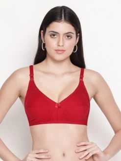 Susie Fiery Red Wirefree Full Coverage No Sag M Frame Bra