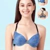 Susie Bluesteel Fancy Back Lace Front Open Bra -Shyaway s005 bluesteel 1 1