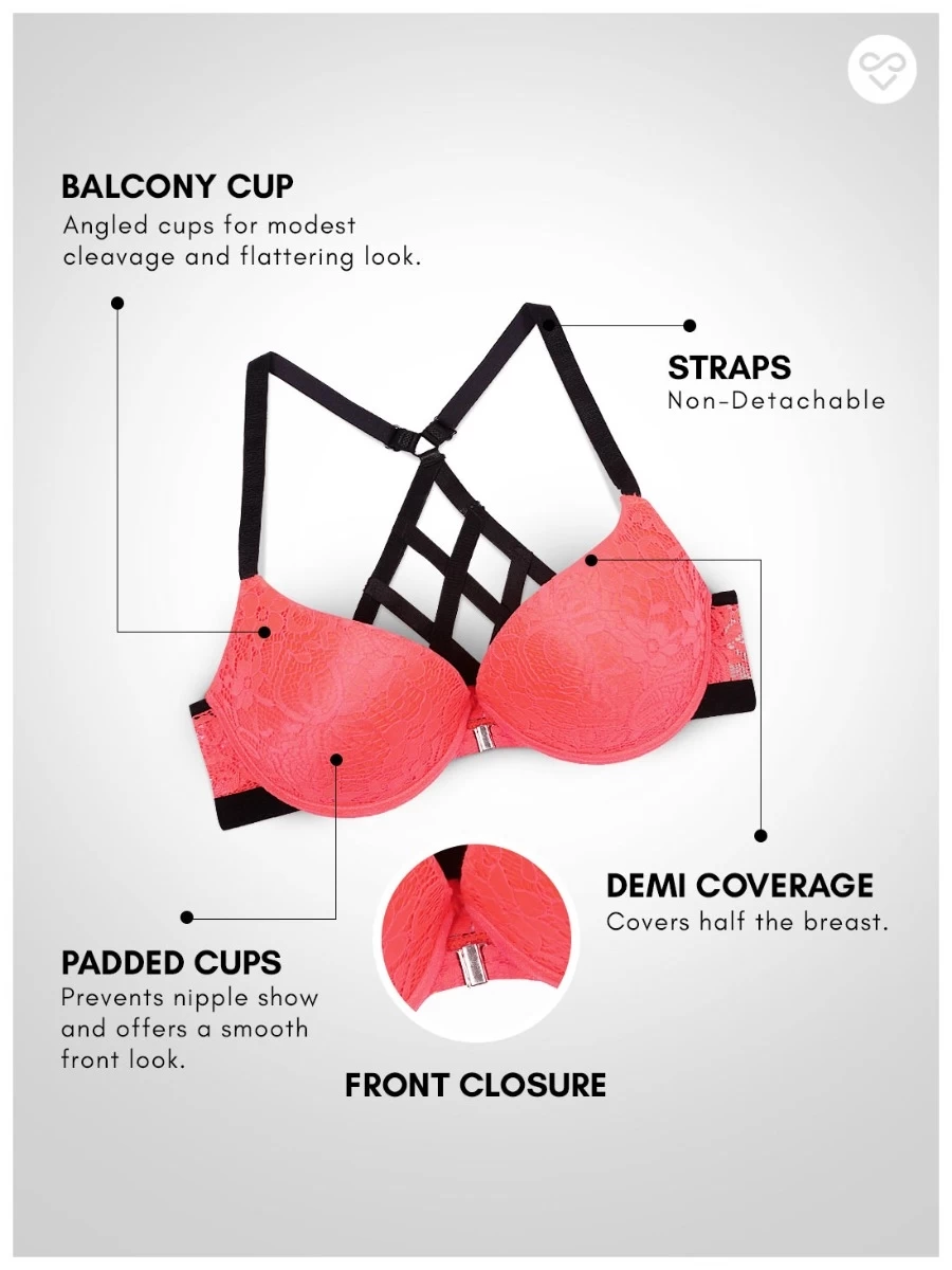 Susie Flame Fancy Back Lace Front Open Bra 4 Susie Flame Fancy Back Lace Front Open Bra - Image 2