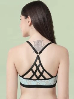 Susie Paradise Green Fancy Back Lace Front Open Bra 10 Susie Paradise Green Fancy Back Lace Front Open Bra -Shyaway s005 paradisegreen 5