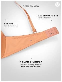 Susie Coral Reef Orange Wired Satin Trim Casual Pushup Bra 13 Susie Coral Reef Orange Wired Satin Trim Casual Pushup Bra -Shyaway s006 coralreef 6