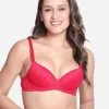 Susie HotPink Lace Detachable Strap Padded Underwire Bra -Shyaway s031 hotpink 01