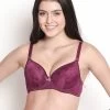 Susie Purple Lace Detachable Strap Padded Underwire Bra -Shyaway s031 purple 01