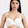 Susie White Lace Cut Work Padded Wired Bra 2 Susie White Lace Cut Work Padded Wired Bra -Shyaway s035 white 01