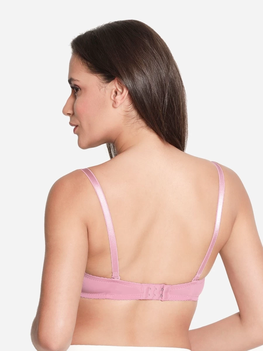 Susie Ballet Pink Lace Cup Padded Wired Bra 7 Susie Ballet Pink Lace Cup Padded Wired Bra - Image 5