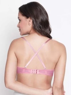 Susie Ballet Pink Lace Cup Padded Wired Bra 10 Susie Ballet Pink Lace Cup Padded Wired Bra -Shyaway s041 balletslipper 05